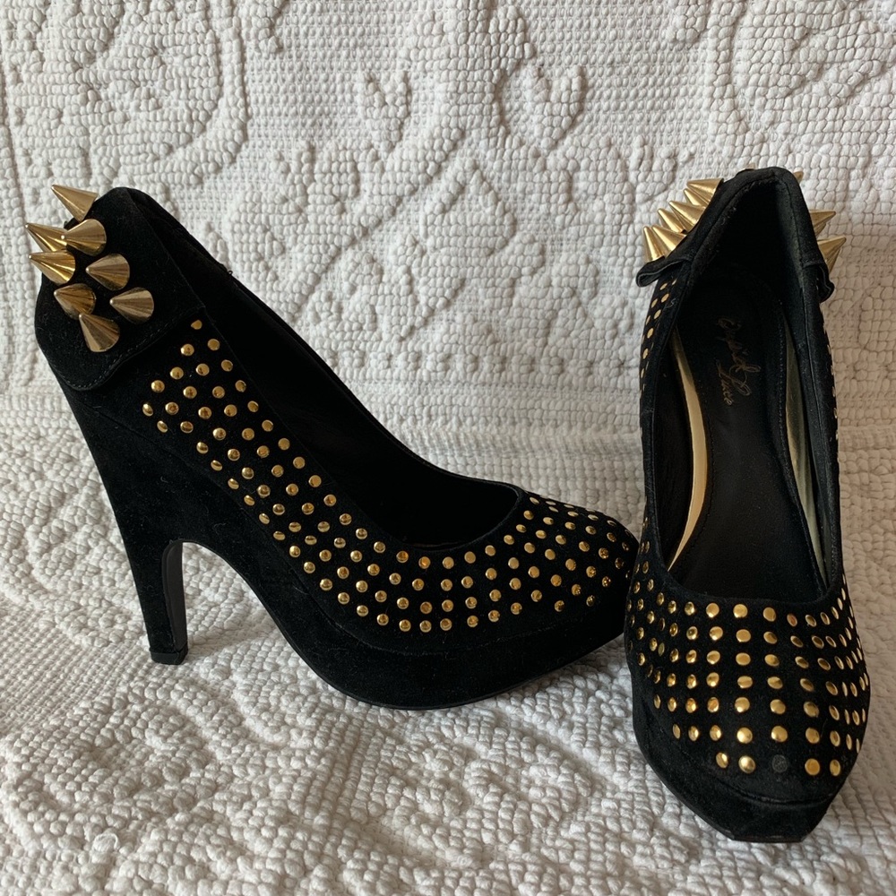 Trendy Spike Platform Heels